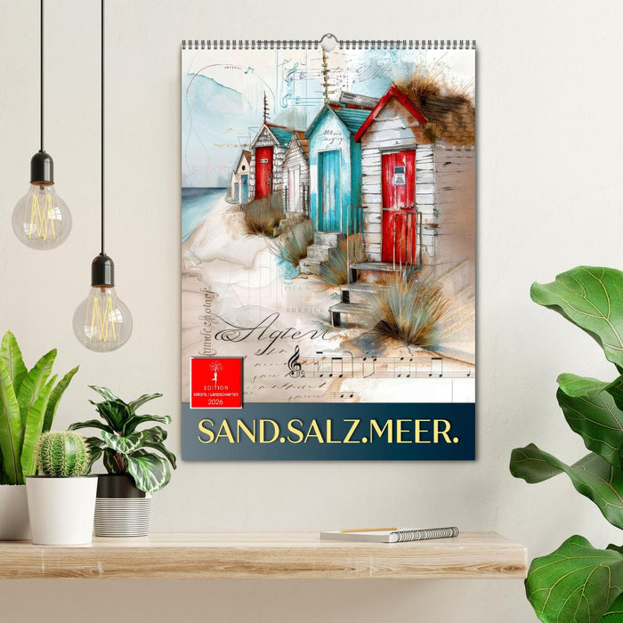 Sand.Salz.Meer. (CALVENDO Wandkalender 2026)