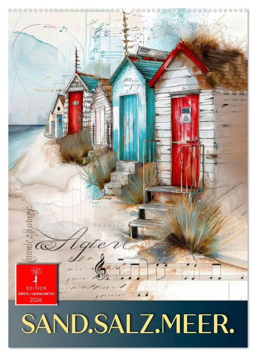 Sand.Salz.Meer. (CALVENDO Wandkalender 2026)