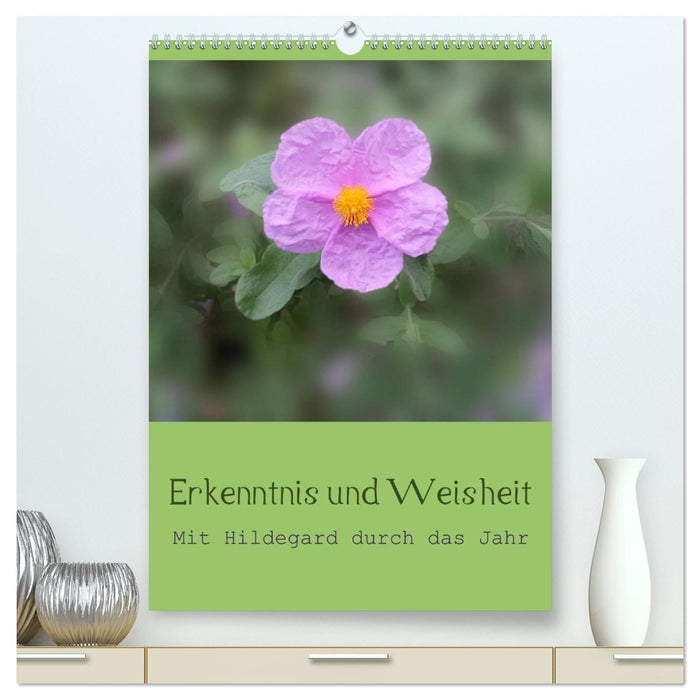 Erkenntnis und Weisheit - Hildegard von Bingen (CALVENDO Premium Wandkalender 2026)
