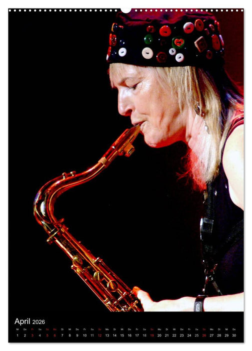 Jazz Frauen 2026 (CALVENDO Wandkalender 2026)