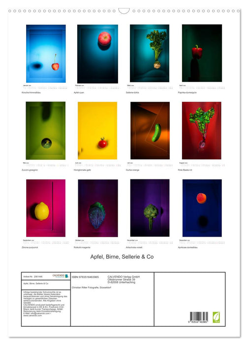 Apfel, Birne, Sellerie & Co (CALVENDO Wandkalender 2026)