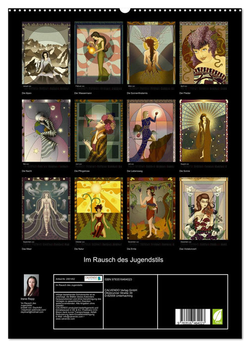 Im Rausch des Jugendstils (CALVENDO Premium Wandkalender 2026)