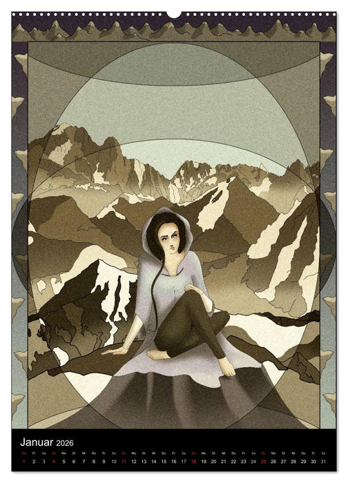 Im Rausch des Jugendstils (CALVENDO Premium Wandkalender 2026)