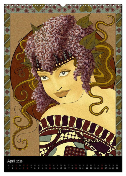 Im Rausch des Jugendstils (CALVENDO Premium Wandkalender 2026)