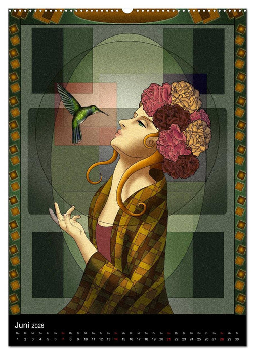 Im Rausch des Jugendstils (CALVENDO Premium Wandkalender 2026)
