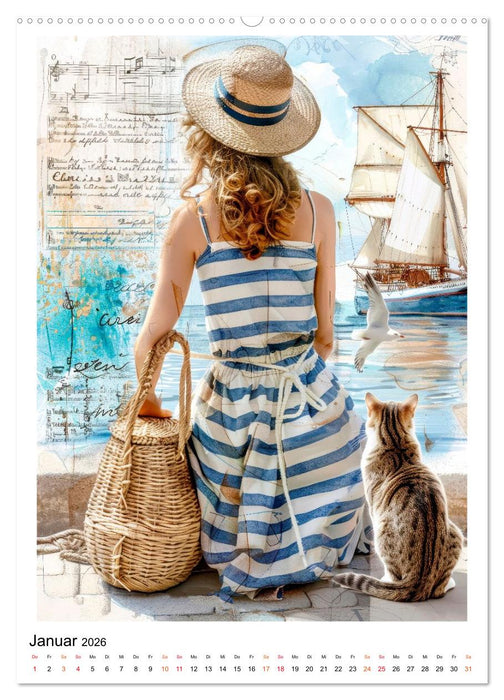 Sand.Salz.Meer. (CALVENDO Premium Wandkalender 2026)