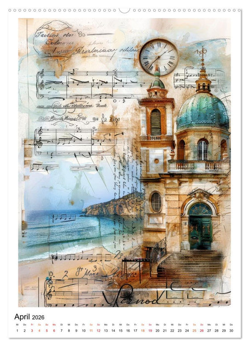 Sand.Salz.Meer. (CALVENDO Premium Wandkalender 2026)