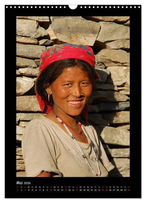 Nepal - Gesichter eines Landes (CALVENDO Wandkalender 2026)