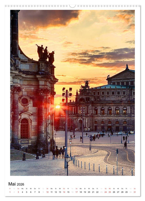 Bilder aus Dresden (CALVENDO Wandkalender 2026)