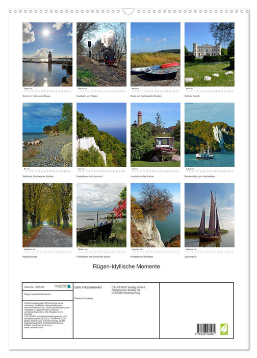 Rügen-Idyllische Momente (CALVENDO Wandkalender 2026)