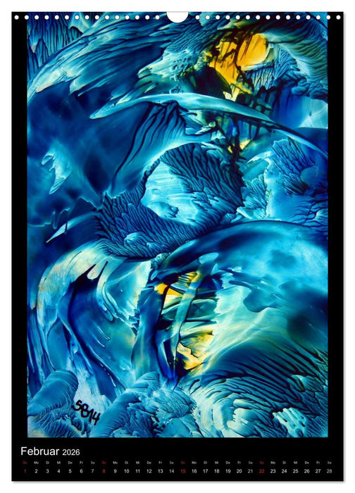 Wachs-Mal-ART encaustic (CALVENDO Wandkalender 2026)