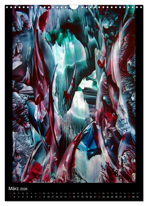 Wachs-Mal-ART encaustic (CALVENDO Wandkalender 2026)