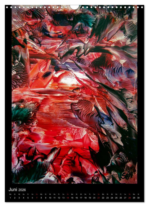 Wachs-Mal-ART encaustic (CALVENDO Wandkalender 2026)