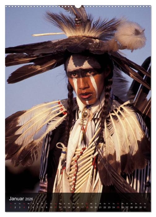 Indianer, Portrait Collection 1 (CALVENDO Premium Wandkalender 2026)