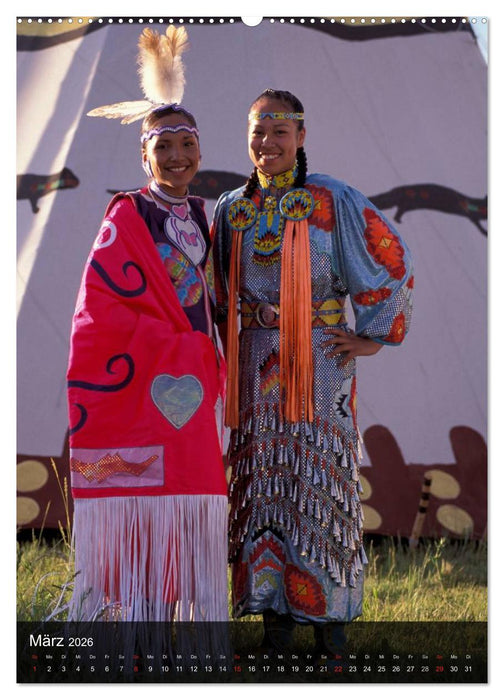 Indianer, Portrait Collection 1 (CALVENDO Premium Wandkalender 2026)