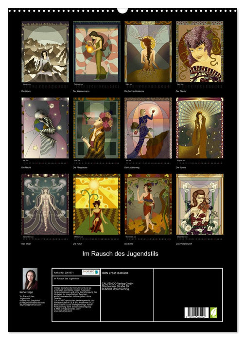 Im Rausch des Jugendstils (CALVENDO Wandkalender 2026)
