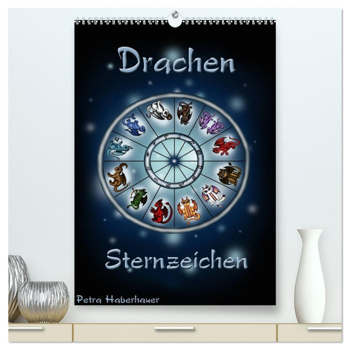 Drachen-Sternzeichen (CALVENDO Premium Wandkalender 2026)