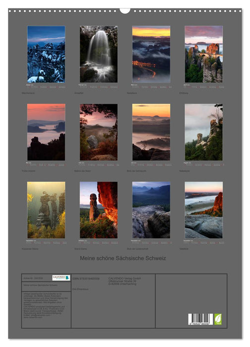 Meine schöne Sächsische Schweiz (CALVENDO Wandkalender 2026)