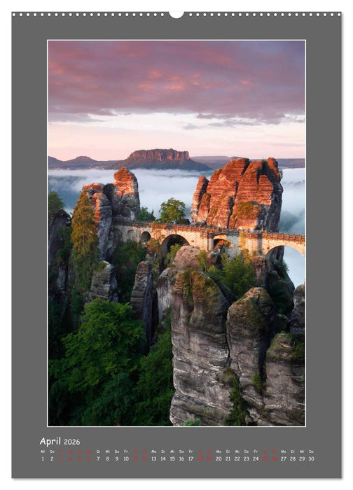 Meine schöne Sächsische Schweiz (CALVENDO Wandkalender 2026)