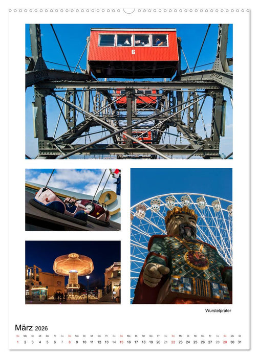Verborgen in Wien (CALVENDO Premium Wandkalender 2026)