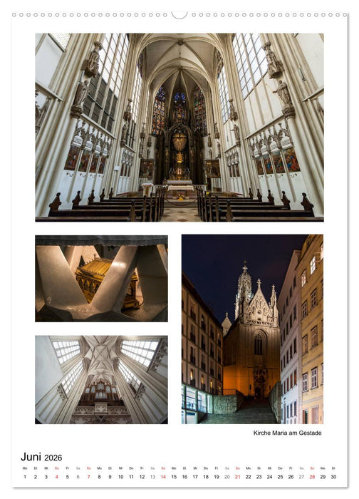 Verborgen in Wien (CALVENDO Premium Wandkalender 2026)