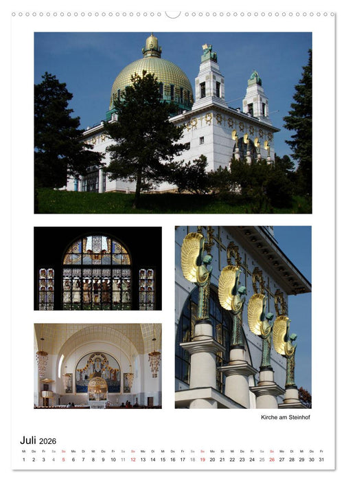 Verborgen in Wien (CALVENDO Premium Wandkalender 2026)