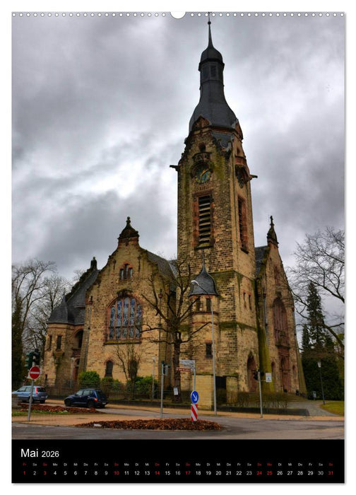 Sa(ar)krale Baukunst - Kirchenarchitektur im Saarland (CALVENDO Premium Wandkalender 2026)