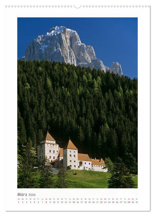 Südtirol - Ein Erlebnis für das Auge (CALVENDO Wandkalender 2026)