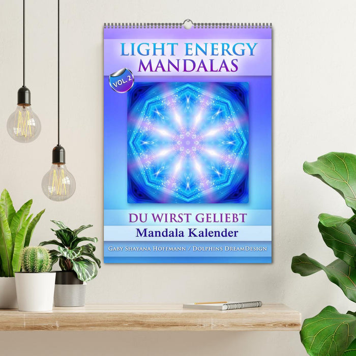 Light Energy Mandalas - Kalender - Vol. 2 (CALVENDO Wandkalender 2026)