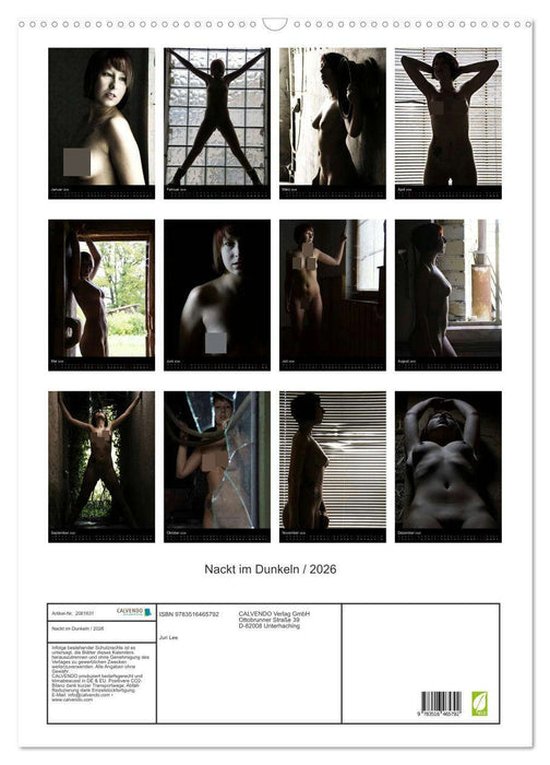 Nackt im Dunkeln / 2026 (CALVENDO Wandkalender 2026)