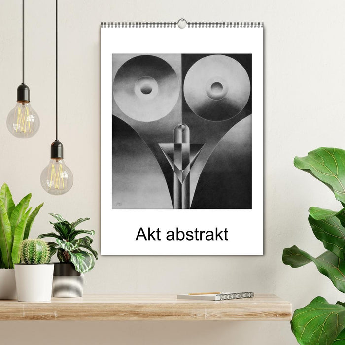 Akt abstrakt - Abstrakte Aktzeichnungen (CALVENDO Wandkalender 2026)