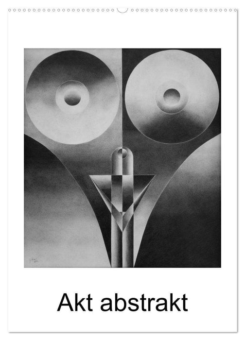 Akt abstrakt - Abstrakte Aktzeichnungen (CALVENDO Wandkalender 2026)