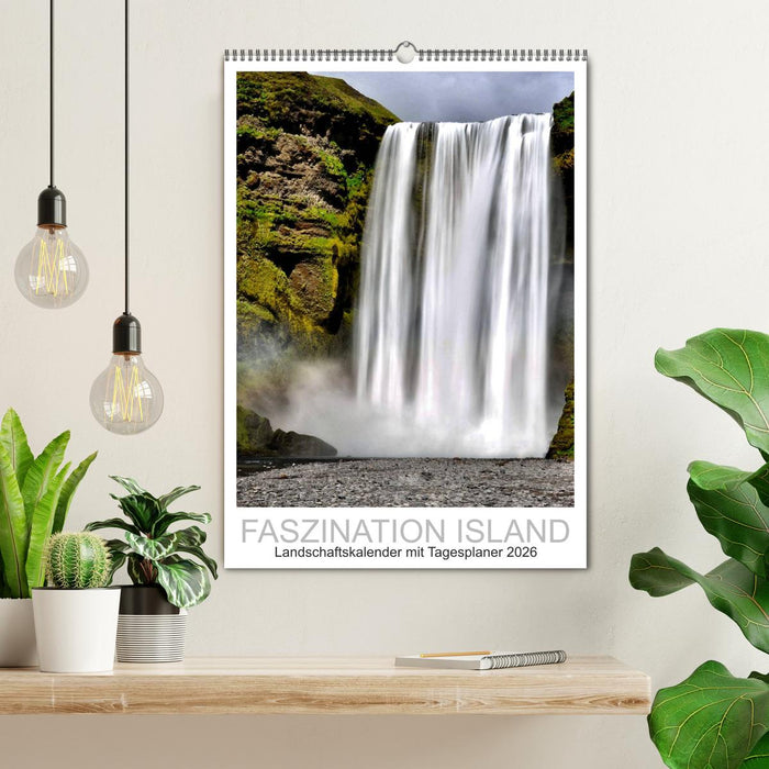 Faszination Island - Landschaftskalender mit Tagesplaner 2026 / Planer (CALVENDO Wandkalender 2026)