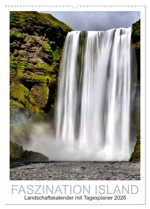 Faszination Island - Landschaftskalender mit Tagesplaner 2026 / Planer (CALVENDO Wandkalender 2026)