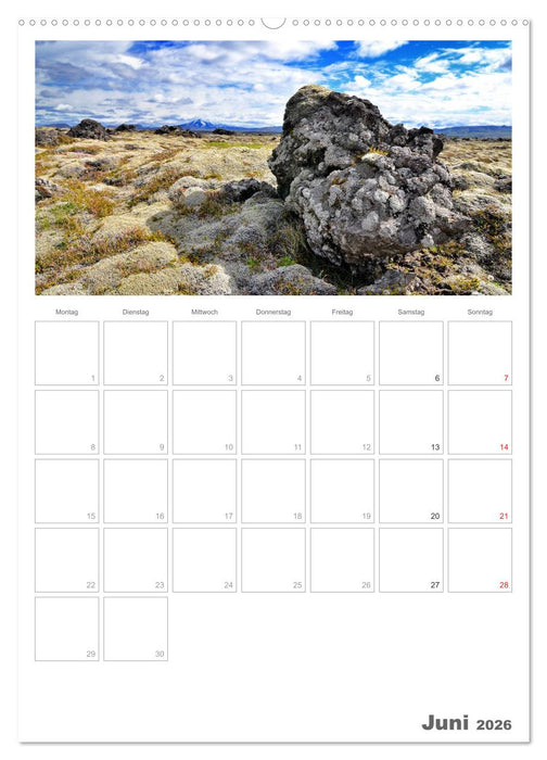 Faszination Island - Landschaftskalender mit Tagesplaner 2026 / Planer (CALVENDO Wandkalender 2026)