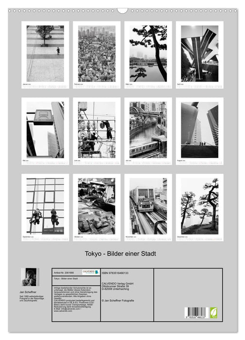 Tokyo - Bilder einer Stadt (CALVENDO Wandkalender 2026)