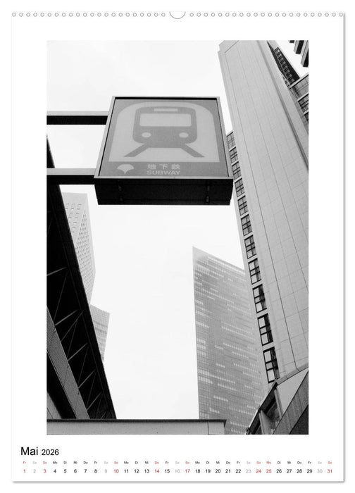 Tokyo - Bilder einer Stadt (CALVENDO Wandkalender 2026)