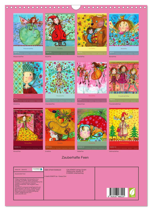 Zauberhafte Feen (CALVENDO Wandkalender 2026)