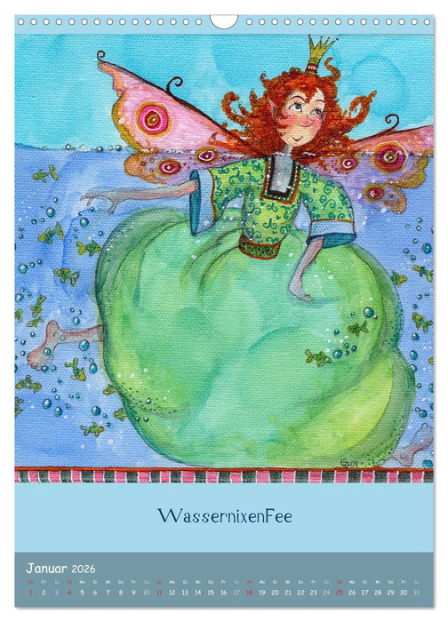 Zauberhafte Feen (CALVENDO Wandkalender 2026)