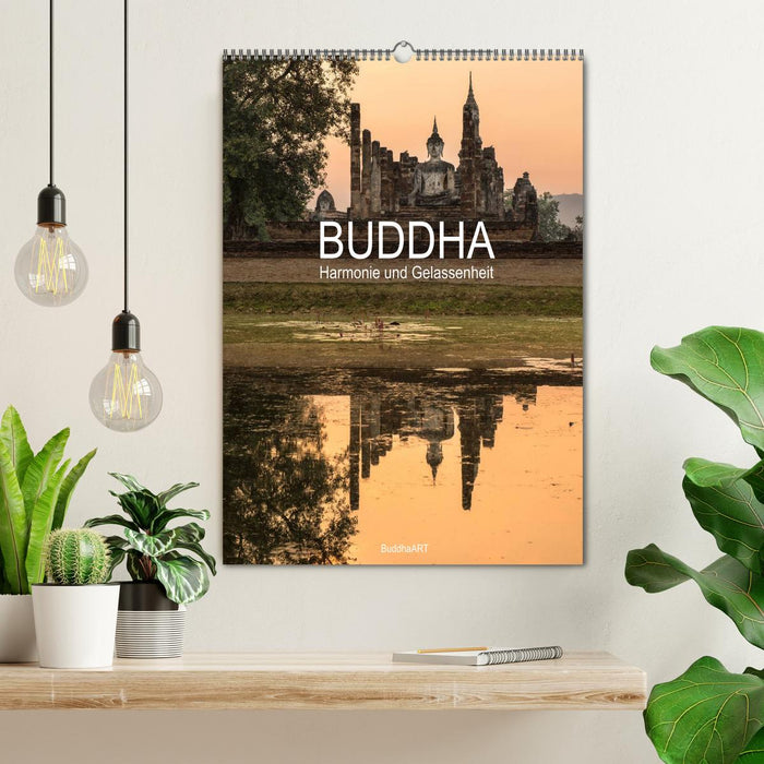 Buddha - Harmonie und Gelassenheit (CALVENDO Wandkalender 2026)