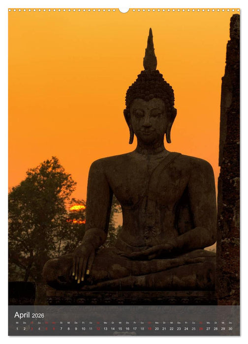 Buddha - Harmonie und Gelassenheit (CALVENDO Wandkalender 2026)