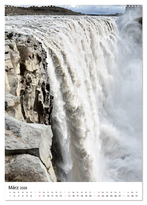 Island 2026 - Einzigartige Natur hautnah erleben (CALVENDO Wandkalender 2026)