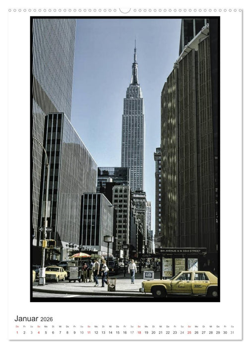 NEW YORK CITY - Vintage Views (CALVENDO Premium Wandkalender 2026)