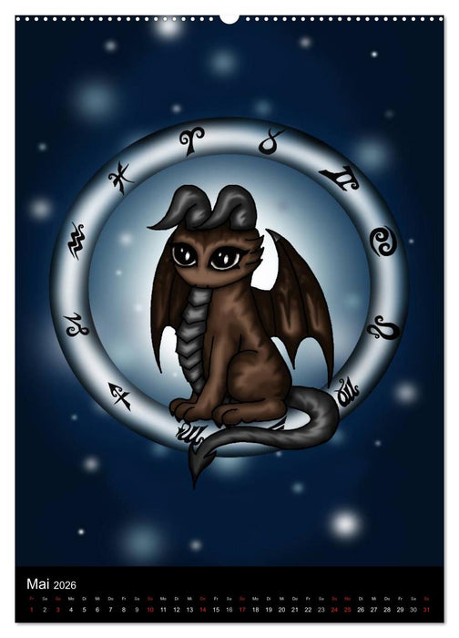 Drachen-Sternzeichen (CALVENDO Wandkalender 2026)