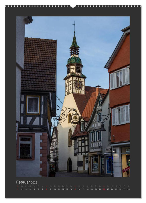 Waiblingen - Spaziergang durch die Altstadt (CALVENDO Premium Wandkalender 2026)