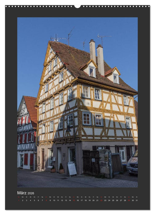 Waiblingen - Spaziergang durch die Altstadt (CALVENDO Premium Wandkalender 2026)