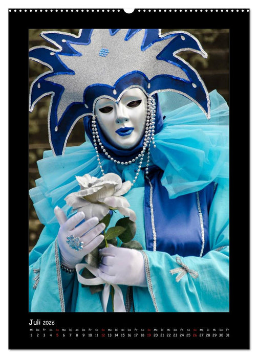 Venezianische Masken HALLia VENEZia Schwäbisch Hall (CALVENDO Premium Wandkalender 2026)