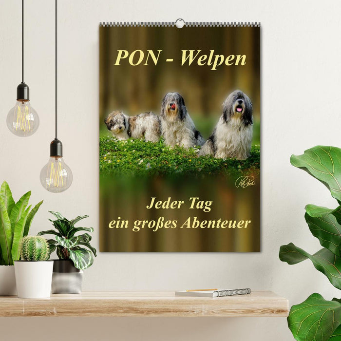 PON-Welpen - jeder Tag ein großes Abenteuer / Planer (CALVENDO Wandkalender 2026)