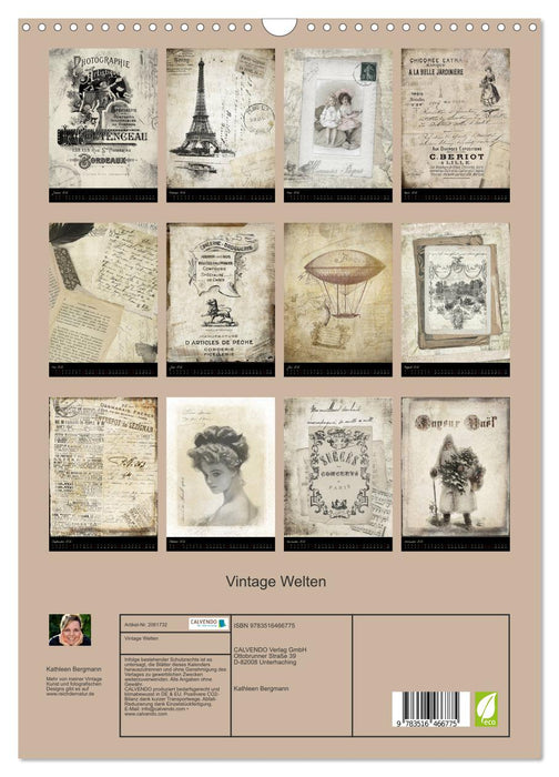 Vintage Welten (CALVENDO Wandkalender 2026)