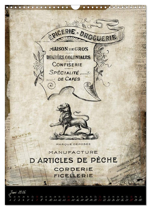 Vintage Welten (CALVENDO Wandkalender 2026)